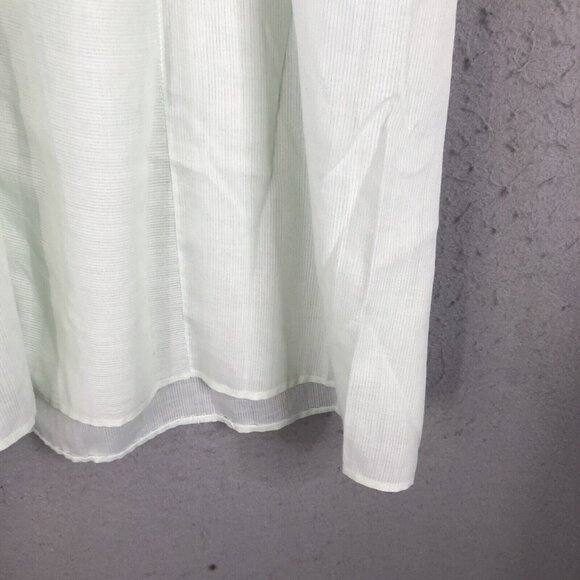 Vintage Nightgown Womens Small Mint Green Sheer Feminine Farmhouse Nightie - Picture 16 of 16
